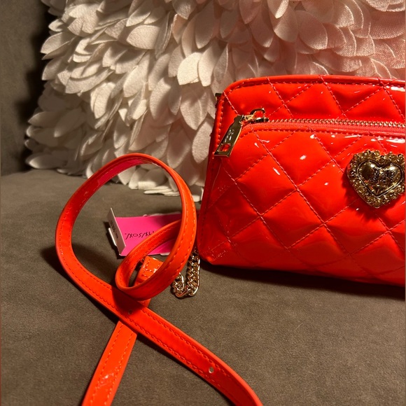 Betsey Johnson Bags Betsey Johnson Adorable Neon Orange Bag Brand